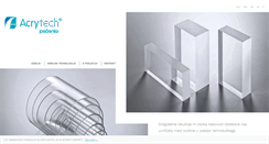 Desktop Screenshot of acrytech.si
